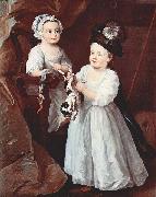 William Hogarth Portat der Lady Mary Grey und des Lord George Grey oil painting artist